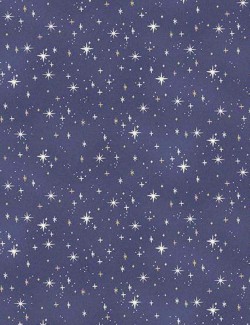Tissu coton Étoiles scintillantes Charmed Makower UK au mètre