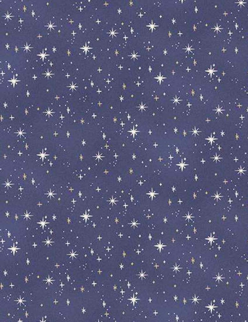 Tissu coton Étoiles scintillantes Charmed Makower UK au mètre