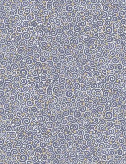 Tissu coton Volutes étoilées Charmed Makower UK au mètre