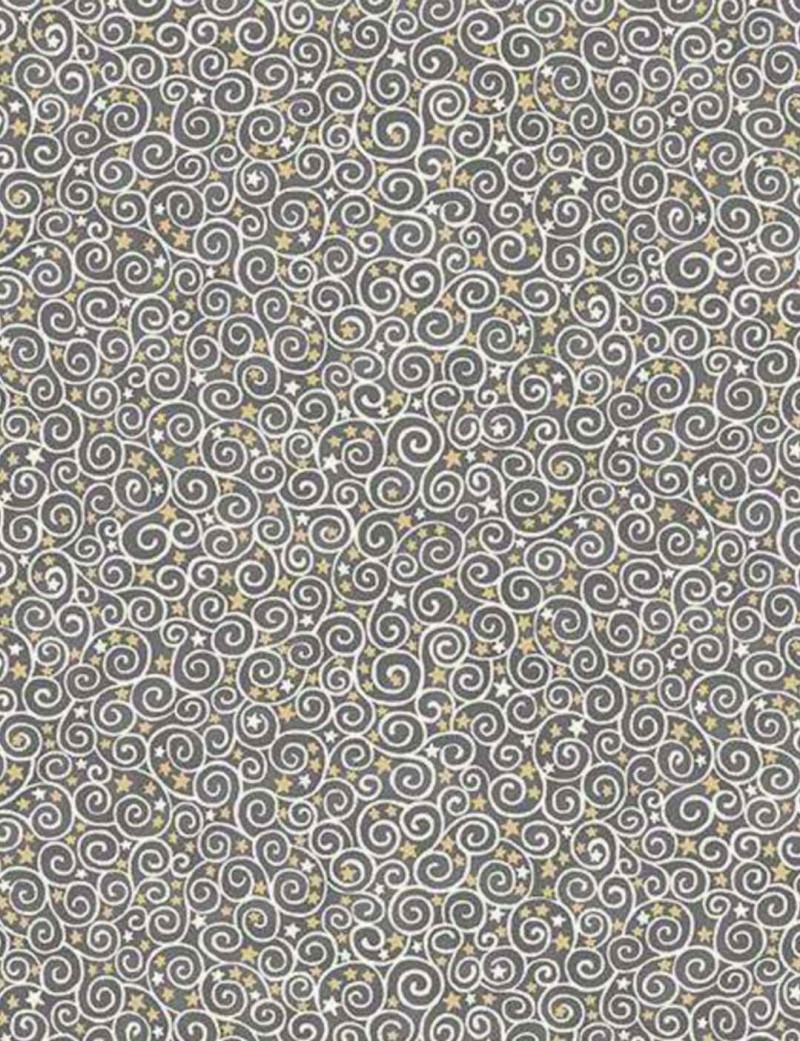 Tissu coton Volutes étoilées Charmed Makower UK au mètre