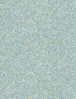 Fat Quarter tissu coton Volutes étoilées Charmed Makower UK
