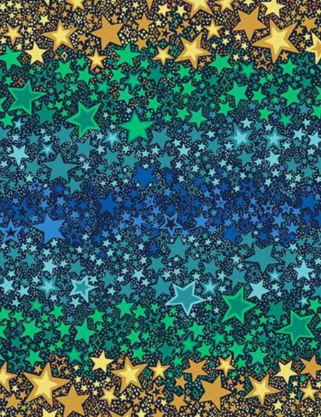 Fat quarter Ombre Star 247-B – Makower UK