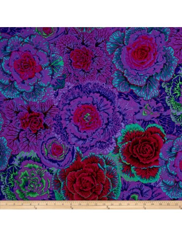 Tissu coton Kaffe Fassett Brassica à motifs de Choux
