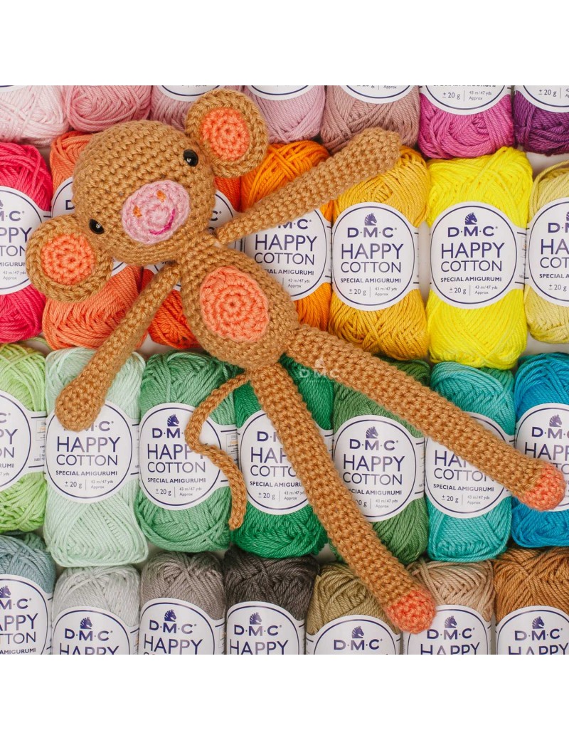 Fil Coton Crochet Happy Cotton DMC - Amigurumi - Pelote 20gr