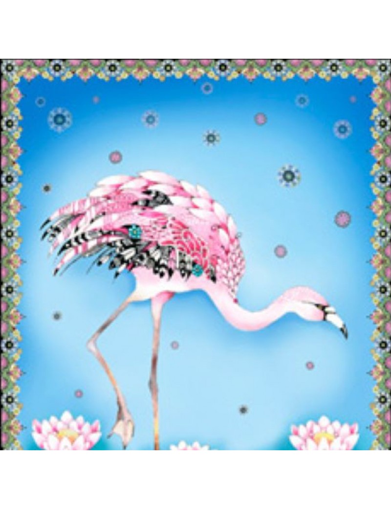 Panneau Fancy Flamingos à motifs de Flamants roses