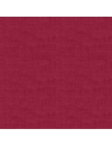 Tissu coton Linen Rouge Bourgogne
