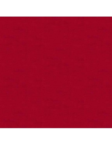 Tissu coton Linen Rouge Cardinal