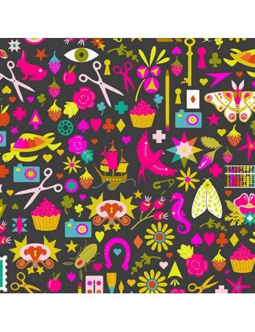 Fat Quarter Sunprints 2019 icones multicolores