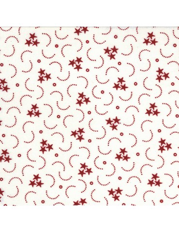 Tissu coton Primitive Gatherings à motifs Géométriques et d'Etoiles