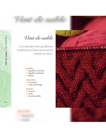 Livre L'essentiel des points de tricot