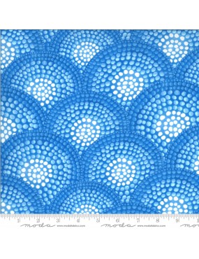 Tissu coton Dreamscape à motifs de Cercles Concentriques