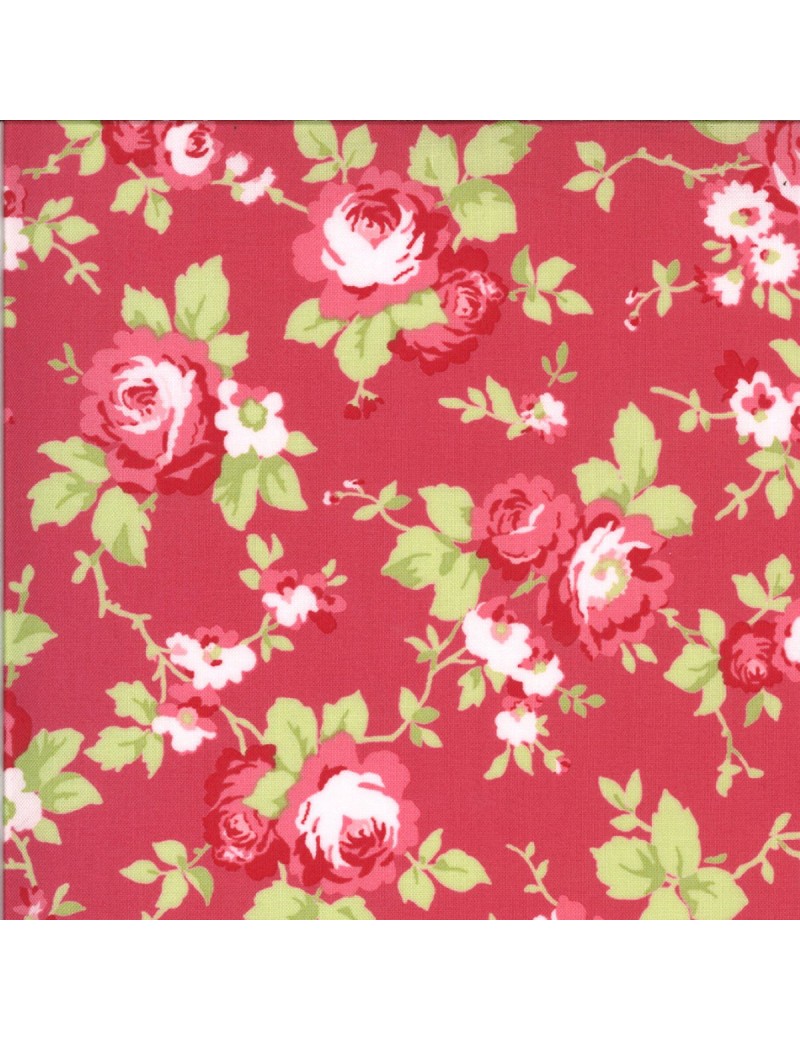 Tissu coton Moda Sophie à motifs de Roses