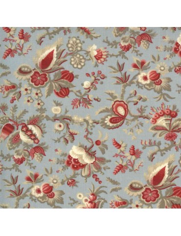 Tissu coton Jardin de fleurs à motifs champêtre