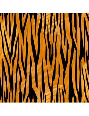 Tissu coton Tiger Tails à motifs de rayures de tigre