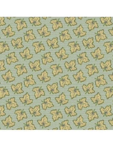 Tissu coton Seamstress à motifs de feuilles de lierre