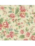Tissu coton Seamstress à motifs de fleurs de dahlia