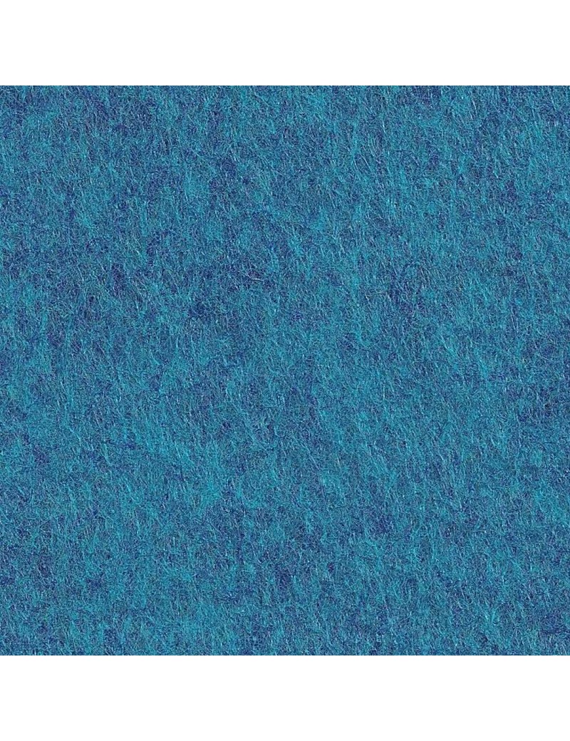 Feutrine de laine Bleu Tropical