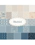 Fat quarter BlueBird d'Edyta Sitar à motifs de baies et de feuillages