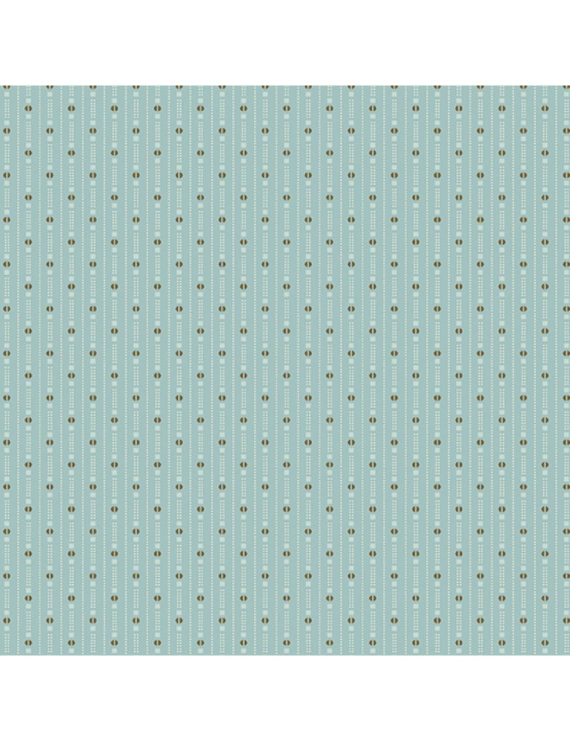 Tissu coton BlueBird d'Edyta Sitar à petits motifs en lignes