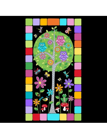 Panneau Hoot hoot 2-9759K family tree Panneau