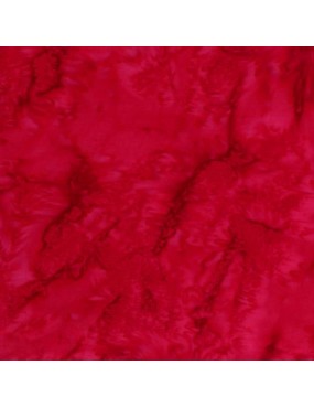 Tissu Batik marbré Rouge Red