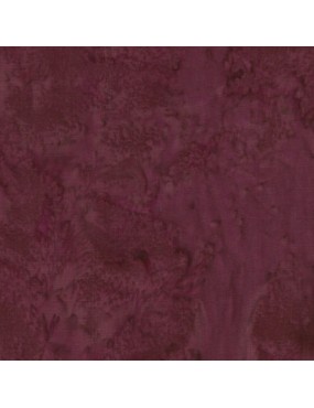Tissu Batik marbré Violet Wine