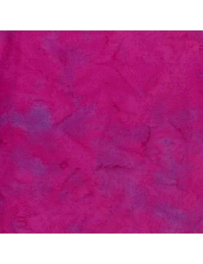Fat quarter Batik marbré Rose Magenta