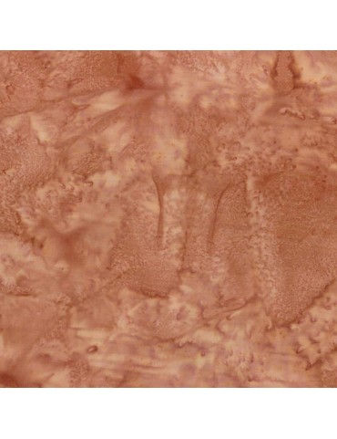 Fat quarter Batik marbré Marron Rust