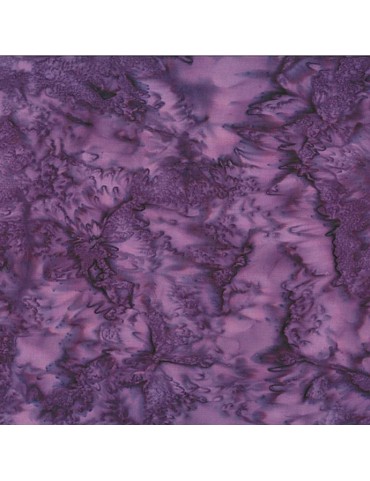 Fat quarter Batik marbré Mauve Plum