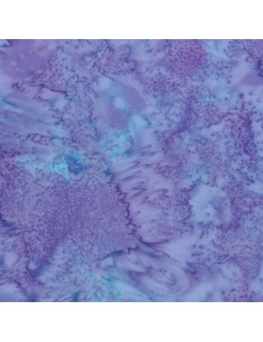 Tissu Batik marbré Violet Sea Urchin