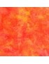 Fat quarter Batik marbré Orange Poppy